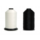 Bonded Nylon Thread - Size 46 - TEX-45 - Colors Black and White