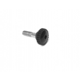 Black Nylon Head Round - Stainless Steel Marine and Boat Top Hardware